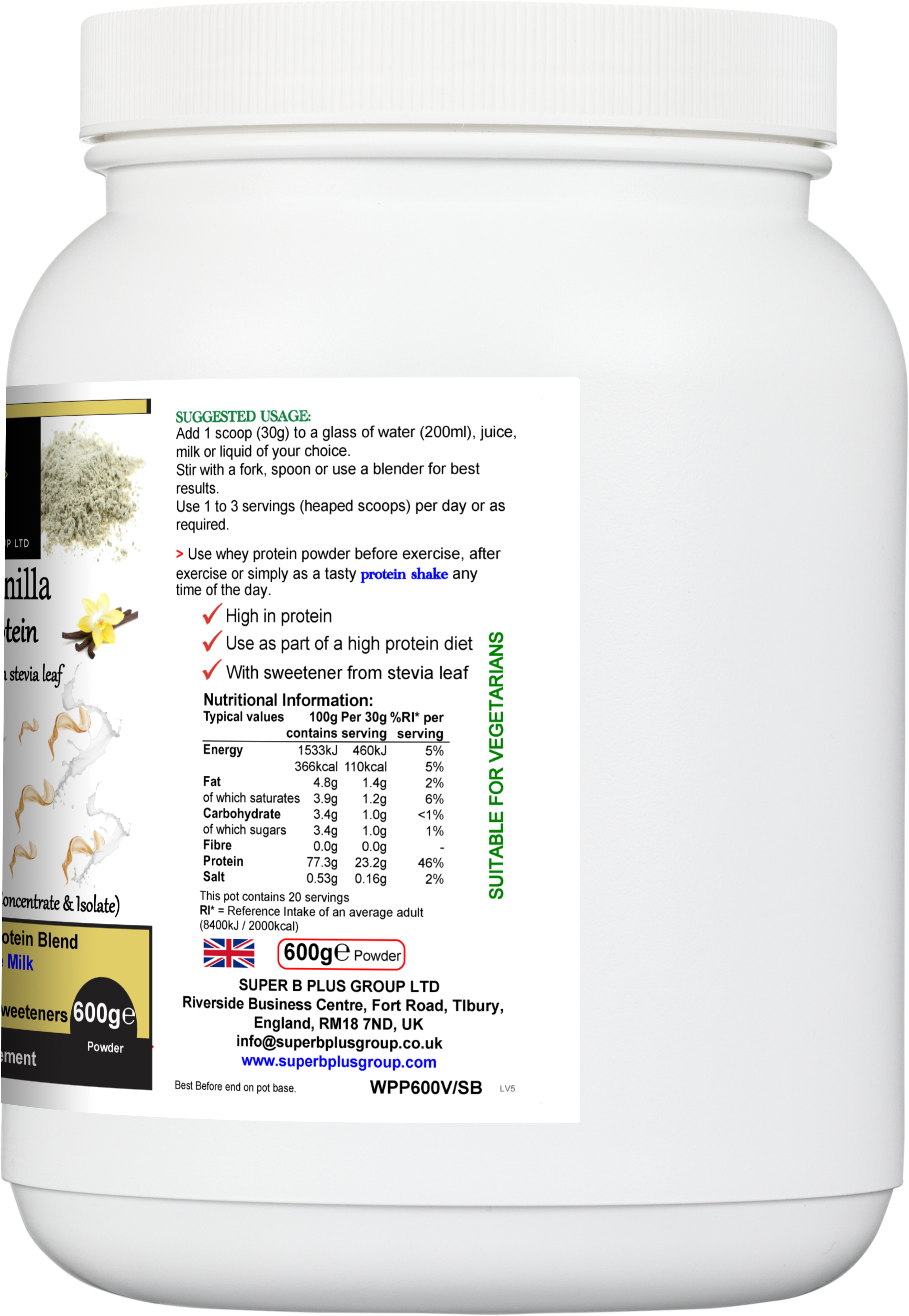 Super Vanilla Whey Protein-1