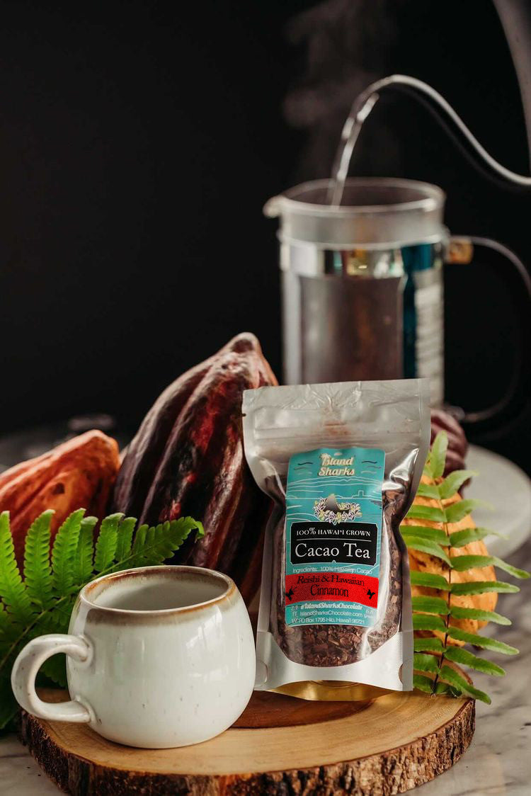 Wholesale Hawaiian Cinnamon Cacao Tea w/ Reishi (bulk)-1